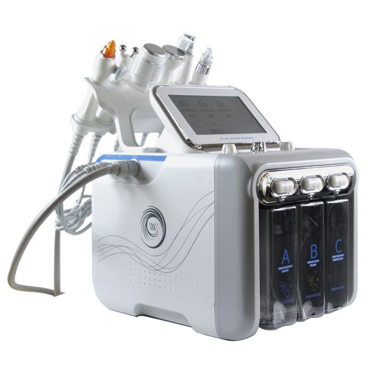 6 in 1 H2-O2 hydrogen oxygen RF sprayer face beauty machine